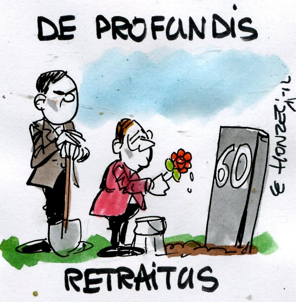 imgscan contrepoints 236 retraite à 60 ans Les socialistes enterrent la retraite à soixante ans