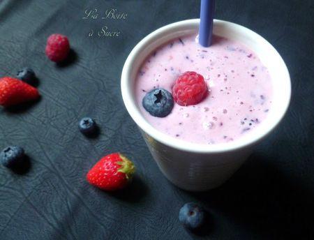 Smoothies récup' Smoothie myrtilles yaourt