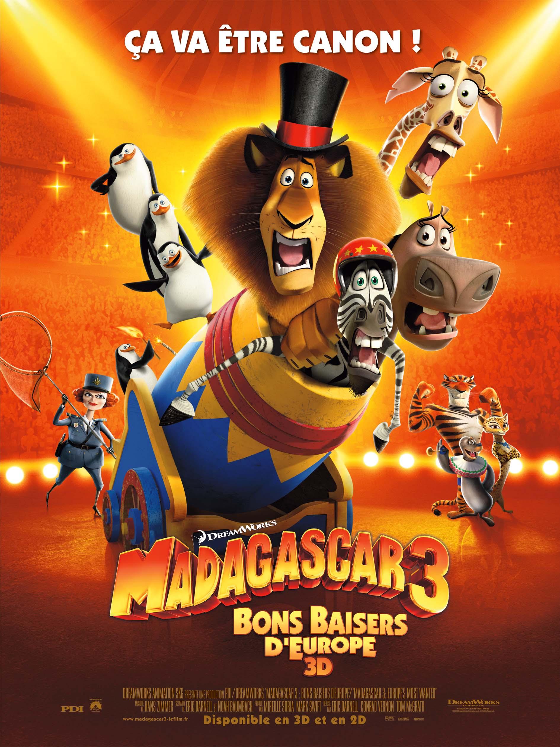 [Avis] Madagascar 3: Bons Baisers D’Europe vous avez le mal du pays?
