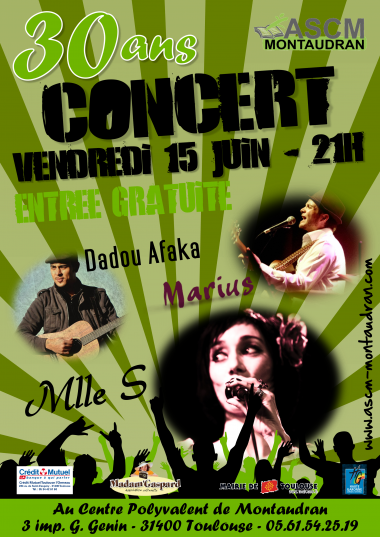 Fête des 30 ans de l'ASCM Fête des 30 ans de l'ASCM