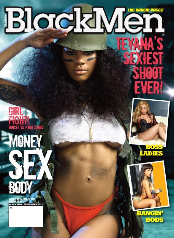 Teyana Taylor fait la une du magazine Black Men presque nue