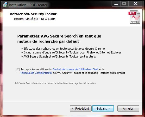 Installation PDF Creator pdf creator