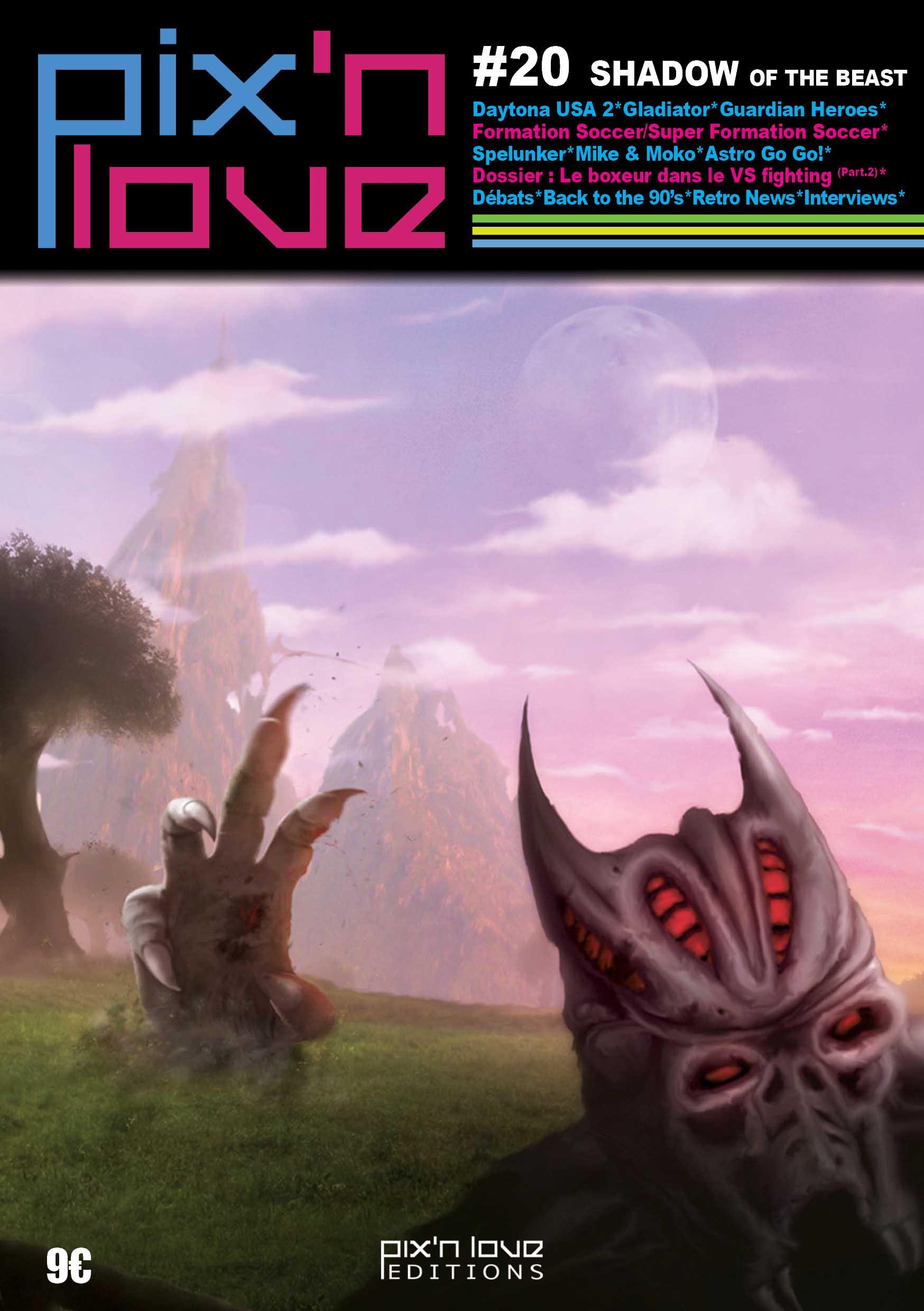 Couverture du Pix’n Love #20 – Shadow of the Beast pix_love_20