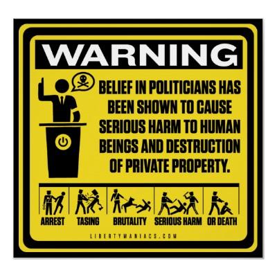 Politician Warning Les parlementaires sont dangereux pour la santé