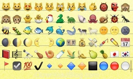 Nouveauté iOS 6: Les Emoji en veux-tu, en voilà...