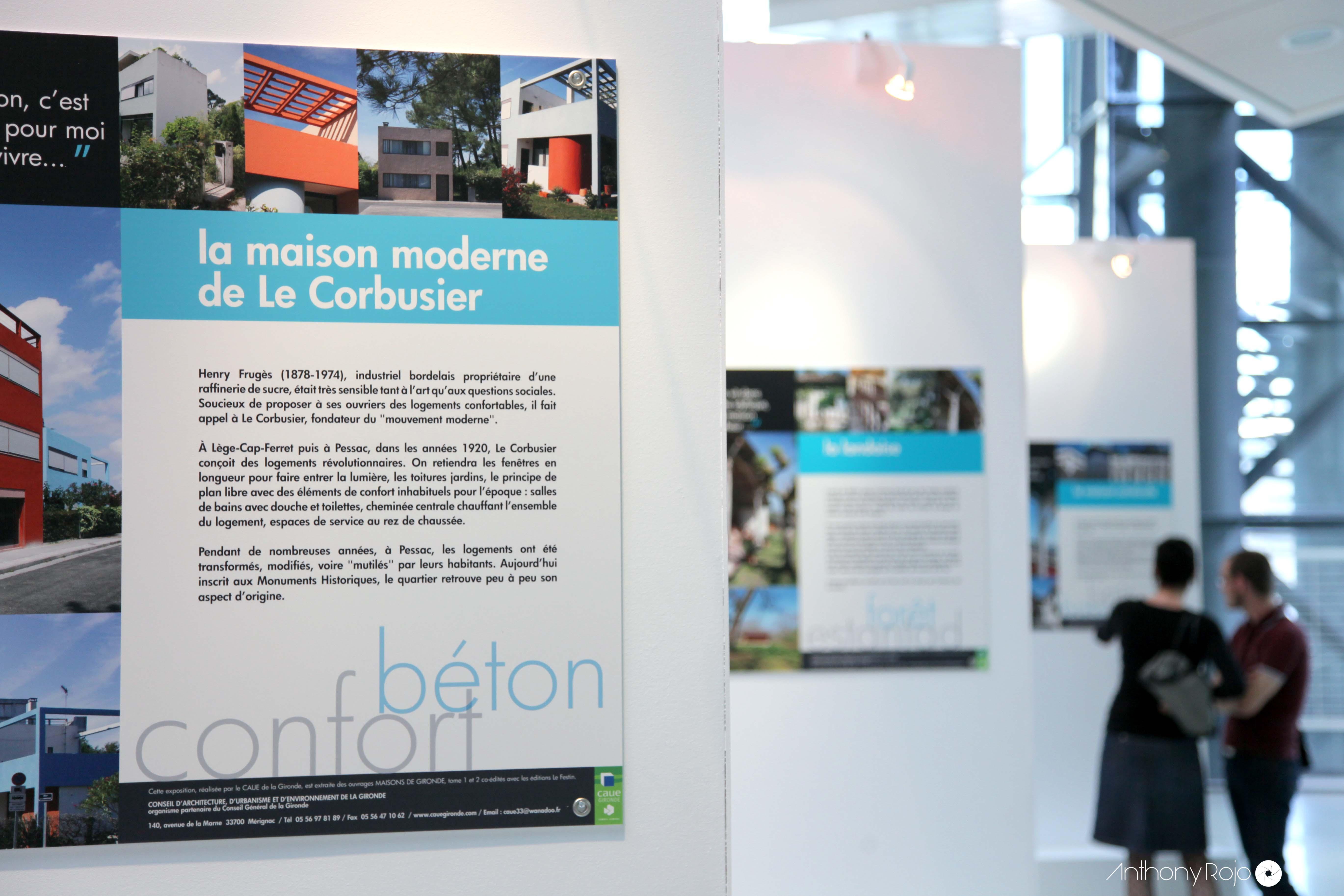 Expo - L'architecture bordelaise détaillée au Conseil Général de la Gironde par le CAUE