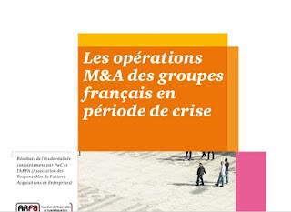 Le slide du vendredi : Les opérations de Fusions-Acquisitions des groupes français en période de crise