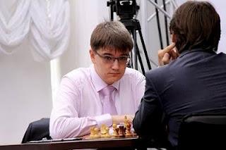 Echecs à Moscou : Ronde 7, Evgeny Tomashevsky (2738) vainqueur d'Alexander Morozevich (2769) - Photo © ChessBase 