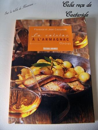 Partenariats : Croustipâte, Edgar's, Armagnac Castarede et Fini les cordons Colis reçu - livre