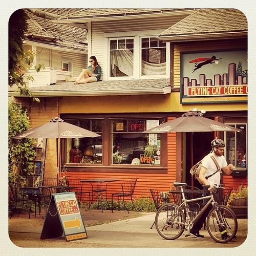 Portland, le reste Une fille sur le toit