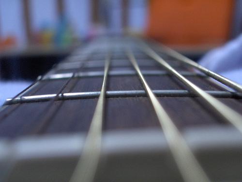 guitare A défaut donc de pouvoir te les dire, je te les écris.