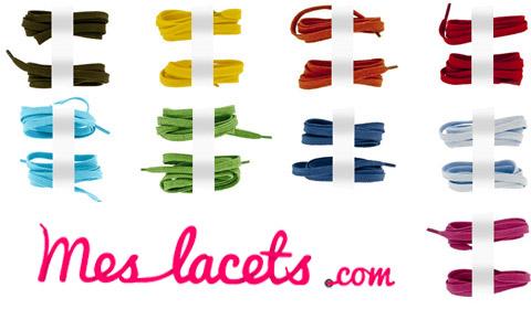MesLacets.com, vente en ligne de lacets de toutes les couleurs 