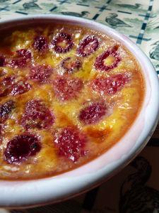 Crèmes aux framboises P1070870