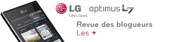 L7+ LG Optimus L7 Revue points +