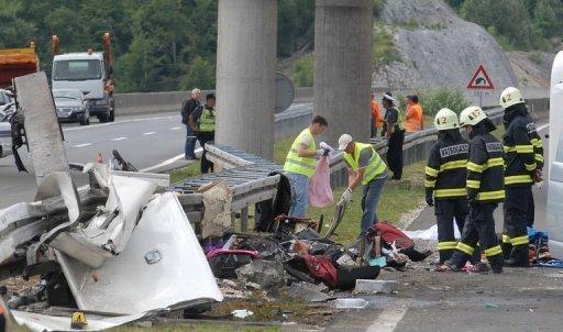 Accident autocar Croatie