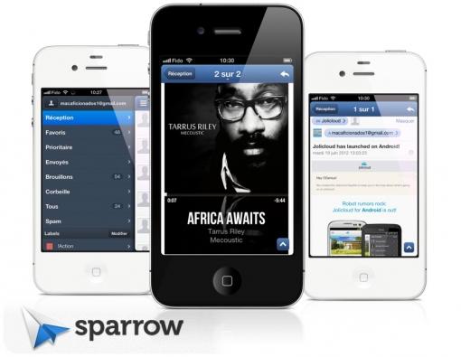 Sparrow iPhone Ces applications qu’Apple pourrait jalouser!