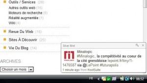 Silver Bird tweet Avec Silver Bird, restez connectés à Twitter