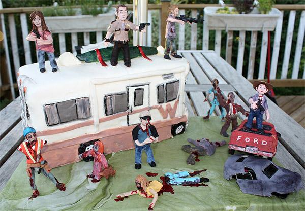 Un gâteau The Walking Dead qui fera le bonheur des zombies…