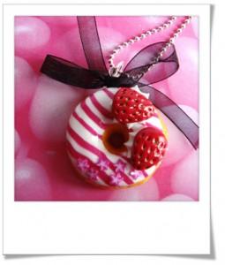 donut_fraise_fimo Créatrice fimo de la semaine : Audela Création