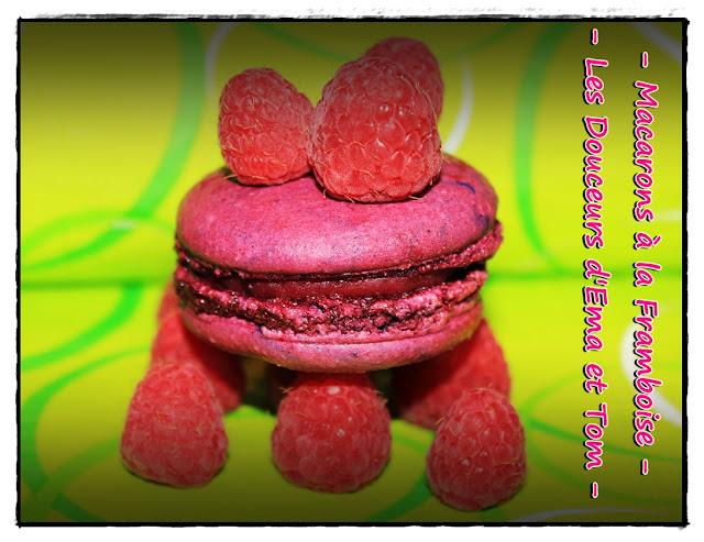 Macarons à la framboise Macarons à la framboise