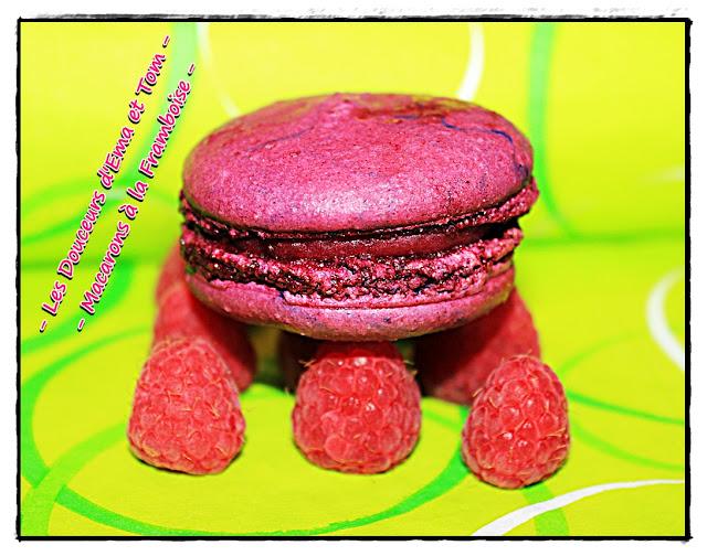 Macarons à la framboise Macarons à la framboise