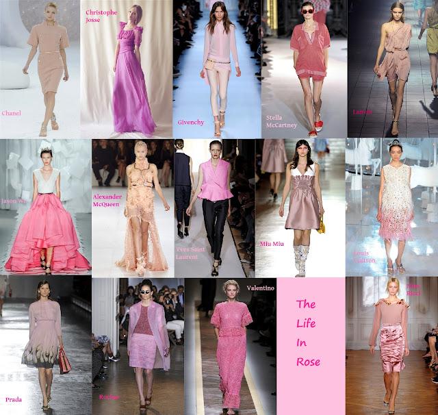 TENDANCE DE LA SEMAINE: LA VIE EN ROSE TENDANCE DE LA SEMAINE: LA VIE EN ROSE