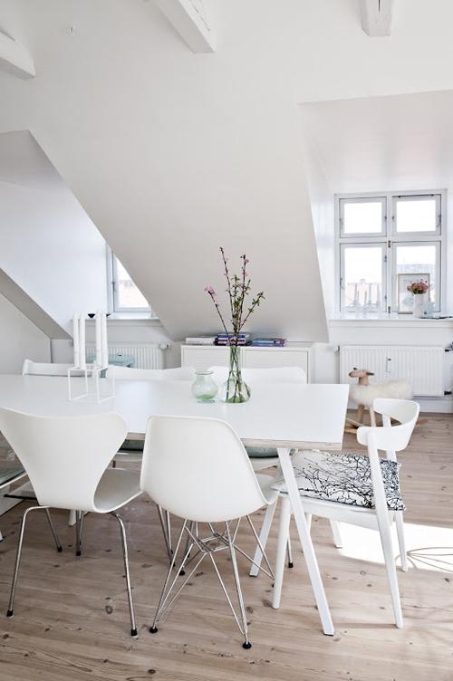 Un appartement sous les toits de Copenhague