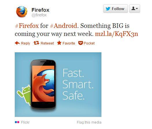 Firefox – Suprise pour la semaine prochaine Firefox – Suprise pour la semaine prochaine