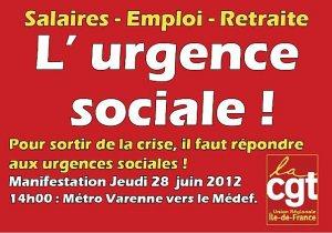 cgt manif 28 juin Montre-moi ce que tu n’augmentes pas et je te dirais qui tu sers