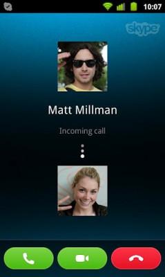 skype1 Skype – Plus de 70 millions de téléchargement sur Android