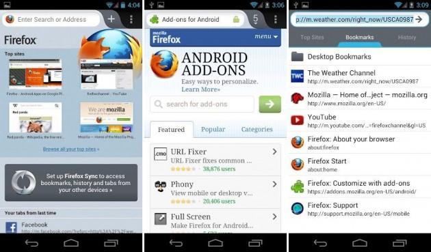 Firefox pour Android : Une mise à jour intéressante.