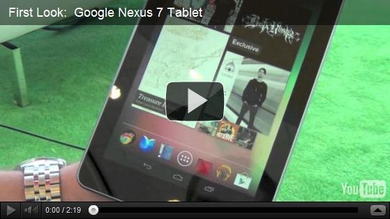 La tablette Google dévoilée, définitivement Nexus7, photos et prise en main