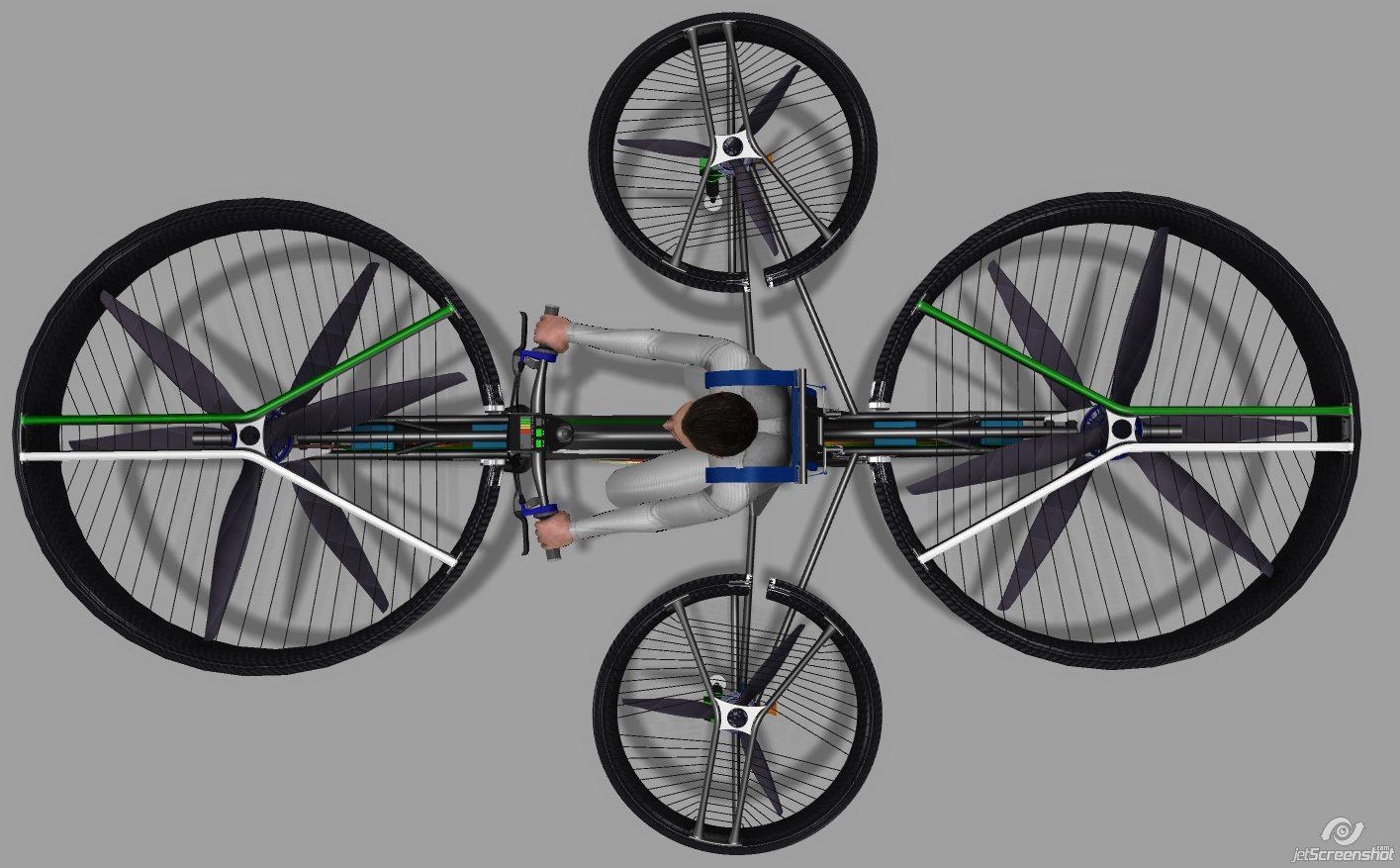 FBike, un prototype de vélo volant