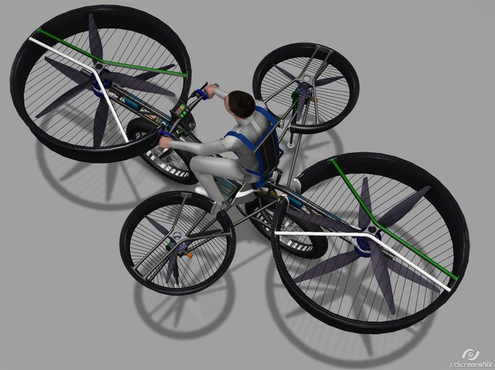 FBike, un prototype de vélo volant