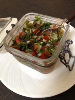 une recette qui ressemble au taboulé libanais fraiche et simple RECETTE PLAISIR : COACHER DOUZE ELEVES DEVANT UN FRIGO