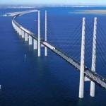 Le pont de l’Øresund, « connection entre le Danemark et la Suède »