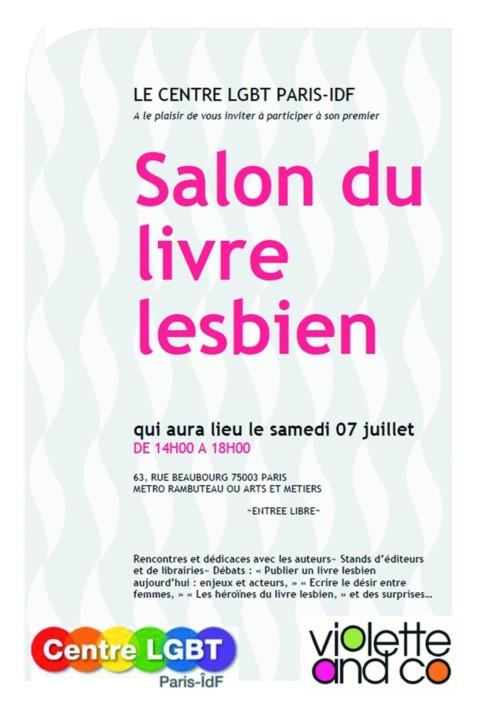 Première édition du Salon du livre lesbien du Centre LGBT de Paris-IDF, le 7 juillet ! Première édition du Salon du livre lesbien du Centre LGBT de Paris-IDF, le 7 juillet !