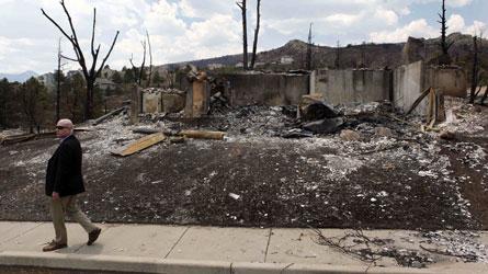 Feu de forêt 350 résidences réduites en cendres à Colorado Springs