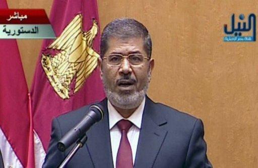 Nouveau président de la république en Egypte: Mohamed Morsi
