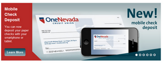 One Nevada mobile check deposit
