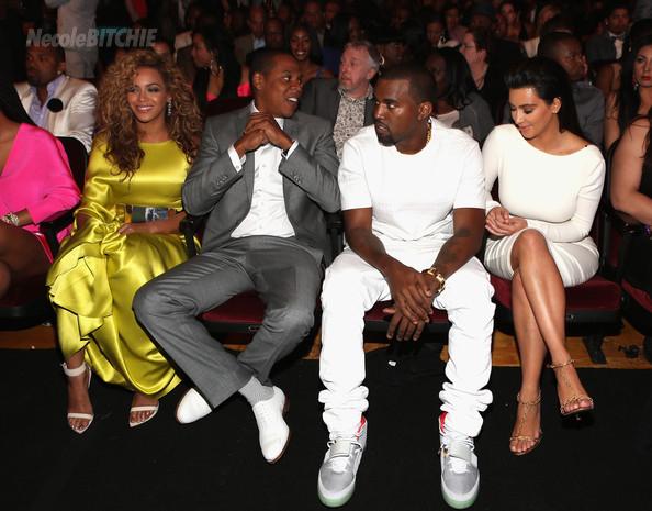Brochette de stars : Beyoncé, Jay-Z, Kanye West, Kim K et Solange aux BET Awards 2012