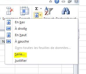 Fill 3 EXCEL: PROJETER UNE TENDANCE LINÉAIRE