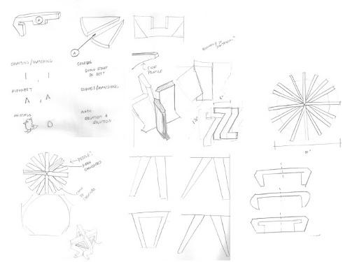 Tabouret Asterisk par Christina Sicoli Tabouret Asterisk par Christina Sicoli