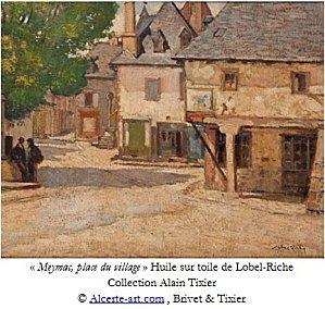 lobel-riche-meymac-place-village-peinture legende