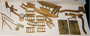 Les vases de pierre dure, un artisanat de luxe !... (7) en Égypte ancienne ! Outils de carriers et maçons - photo Le Louvre