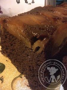 Gâteau au chocolat façon tarte tatin