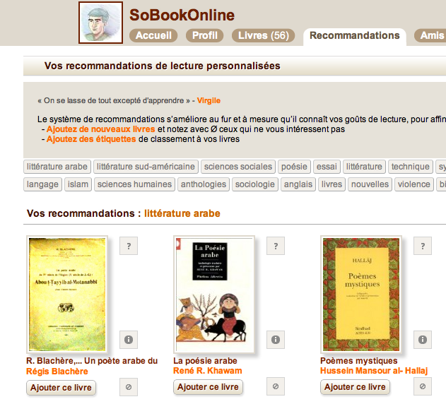 Le nouveau moteur de recommandation de livres de Babelio Le nouveau moteur de recommandation de livres de Babelio