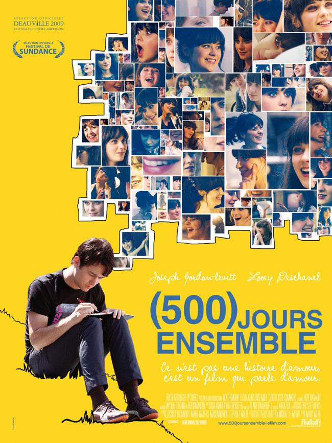 Affiche de '500 jours ensemble'