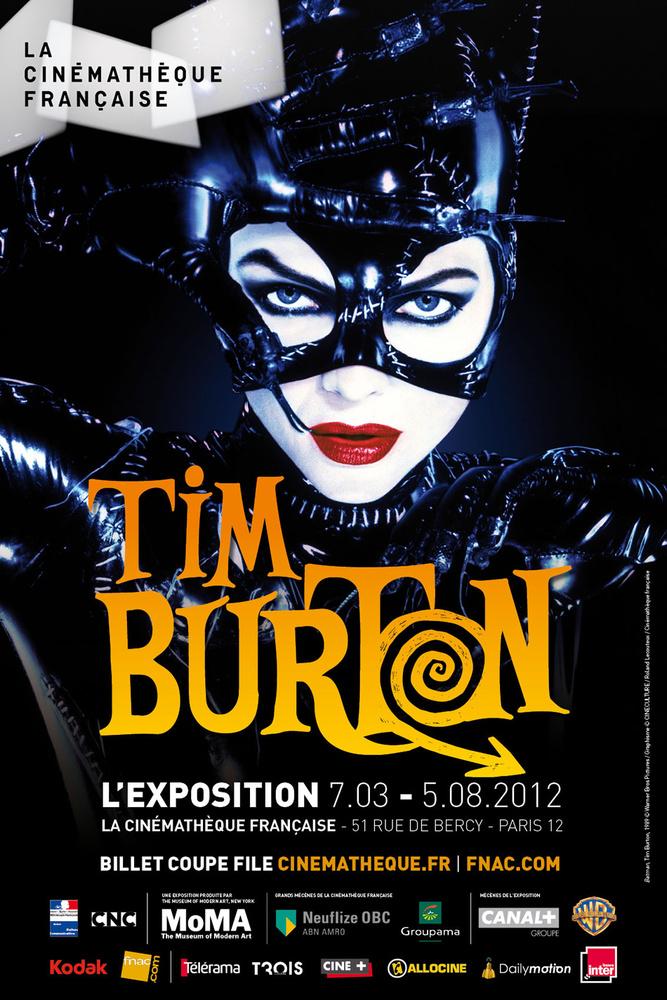 expostion Tim Burton à la cinémathèque française à Paris