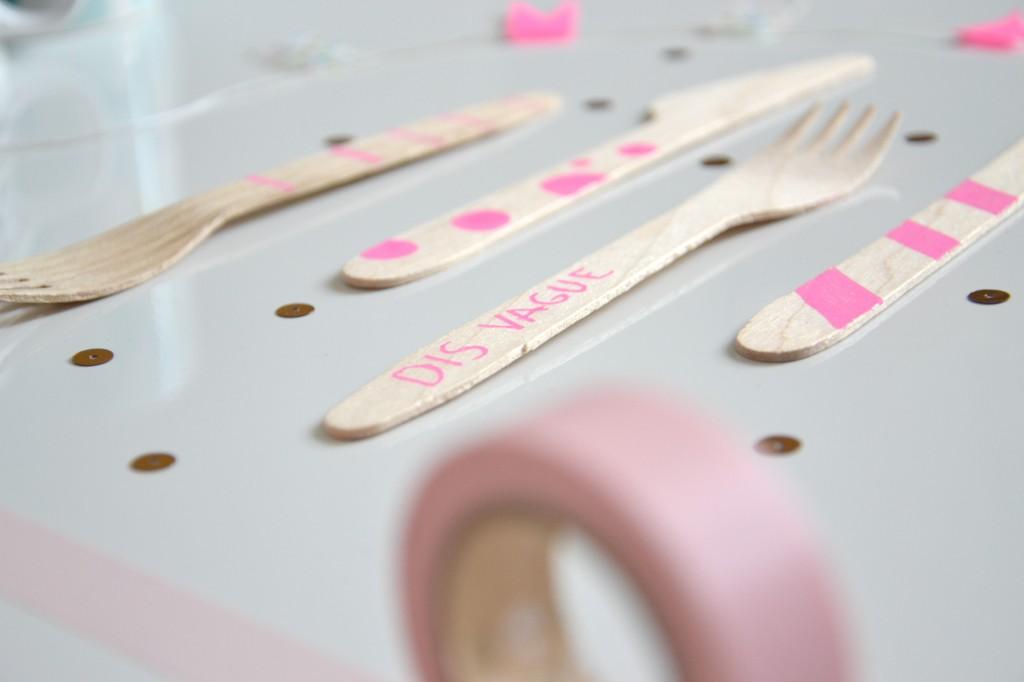Dis vague DIY: Des couverts customisés